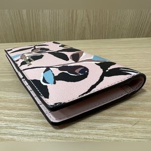 Kate Spade Cameron Slim Bifold Wallet- Paper Rose